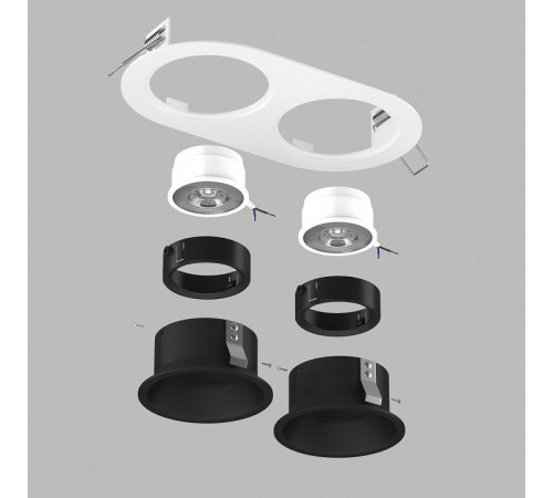 Встраиваемый светильник Lightstar Domino D6560707BMOD