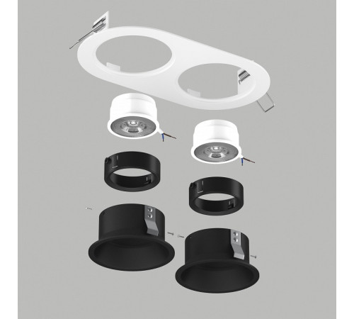 Встраиваемый светильник Lightstar Domino D6560707BMOD