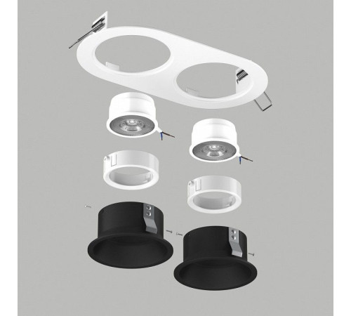 Встраиваемый светильник Lightstar Domino D6560707WMOD