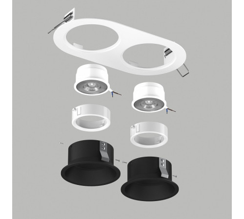 Встраиваемый светильник Lightstar Domino D6560707WMOD