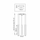 Подвесная люстра Lightstar Tubo L5T747347