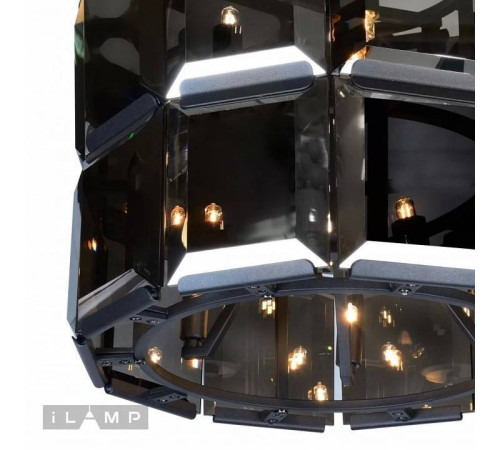 Подвесной светильник iLamp Panorama 10490-5+5P BK