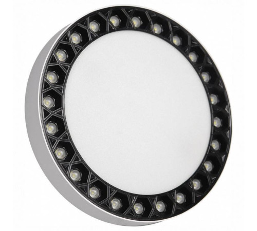 Накладной светильник iLedex Technical Mercury 5552-36W-D217-3/4K-WH+BK