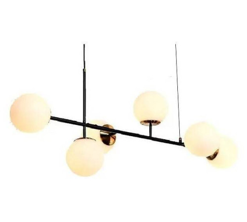 Подвесная люстра iLamp Golden 9136P/6 BK-WH