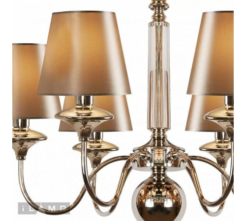 Подвесная люстра iLamp Rolling P2406-6 Nickel