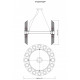 Подвесная люстра Moderli Strict V10270-32P base+V10270-32P glass