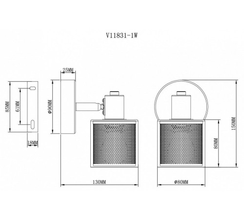 Спот Moderli Suspent V11831-1W
