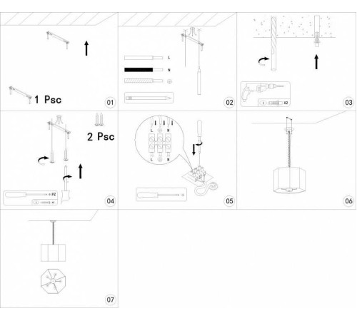 Подвесной светильник Moderli Rizar V1220-5P