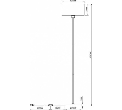 Торшер Moderli Room V2734-1F