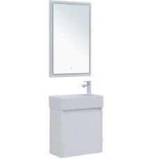 Набор мебели для ванной Aquanet Nova Lite 50 1 дверь белый глянец 00302531