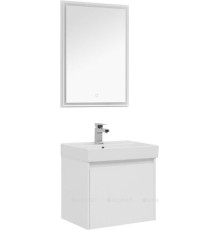 Набор мебели для ванной Aquanet Nova Lite 60 1+1 ящик белый глянец 00242922