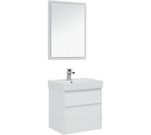 Набор мебели для ванной Aquanet Nova Lite 60 2 ящика белый глянец 00242921