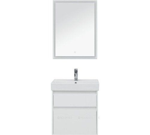 Набор мебели для ванной Aquanet Nova Lite 60 2 ящика белый глянец 00242921