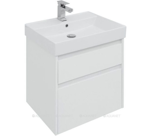 Набор мебели для ванной Aquanet Nova Lite 60 2 ящика белый глянец 00242921