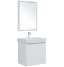 Набор мебели для ванной Aquanet Nova Lite 60 2 двери белый глянец 00302532