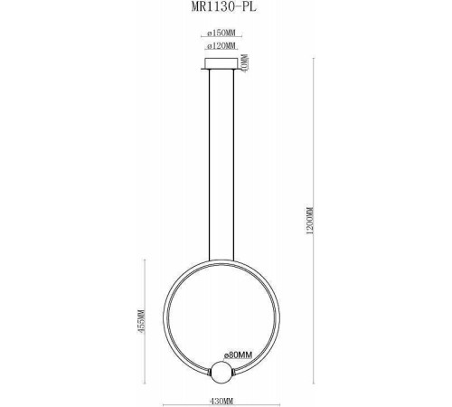 Подвесной светильник MyFar Victory MR1130-PL