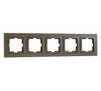 Рамка на 5 постов Mono Electric Style Aluminium 107-810000-164