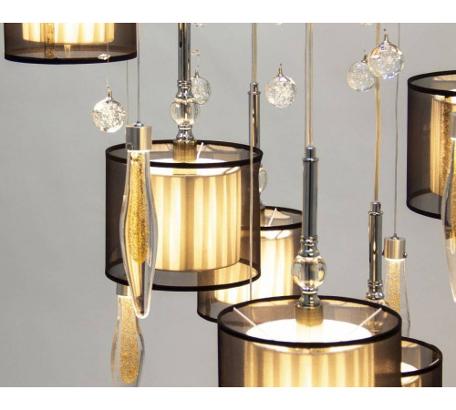 Подвесная люстра Manne Paula PL.5301-(8+4)+5CHshade