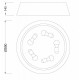 Светильник потолочный Mantra Nordica 5xE27 600 мм белый 4966E