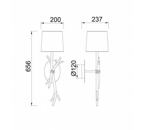 Бра Mantra Sabina 6180