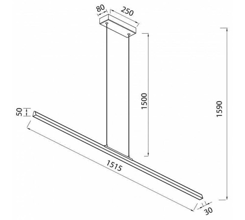 Подвесной светильник Mantra Lineal 8959