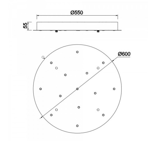 Основание Mantra Modular Light Florones 9373