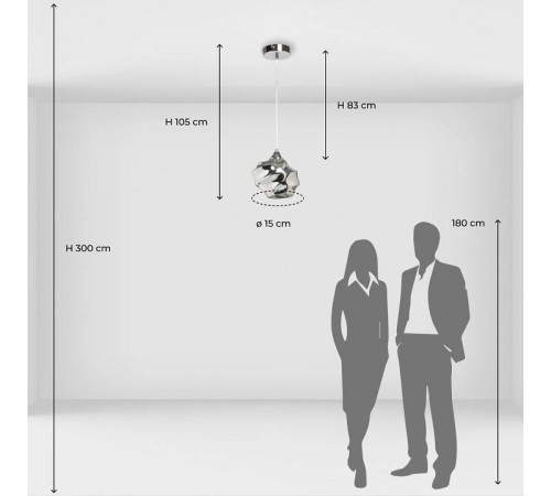 Подвесной светильник De City Соло 63 112011101
