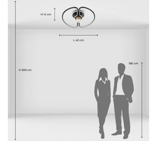 Накладной светильник DeMarkt Толедо 312012501