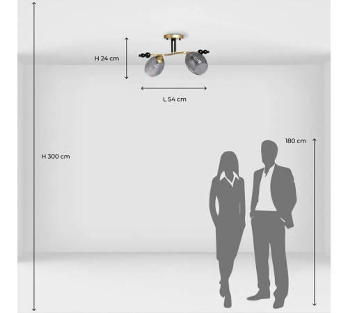 Светильник на штанге De City Клэр 4 463012402
