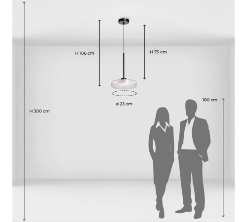 Подвесной светильник De City Стаут 702013401