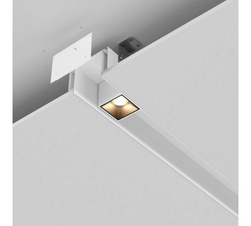 Профиль алюминиевый встраиваемый Maytoni ALM013EC 2 м ALM-11681-PL-W-2M