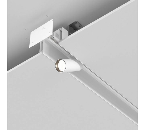 Профиль алюминиевый встраиваемый Maytoni ALM013EC 2 м ALM-11681-PL-W-2M