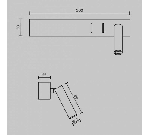 Бра Maytoni Comodo C031WL-L8W3K1