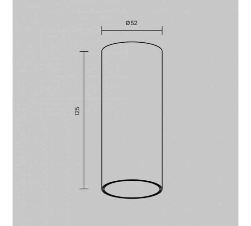 Накладной светильник Maytoni FOCUS LED C056CL-L12W3K-W-BS