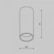 Накладной светильник Maytoni Technical FOCUS LED C056CL-L12W4K-W-PT