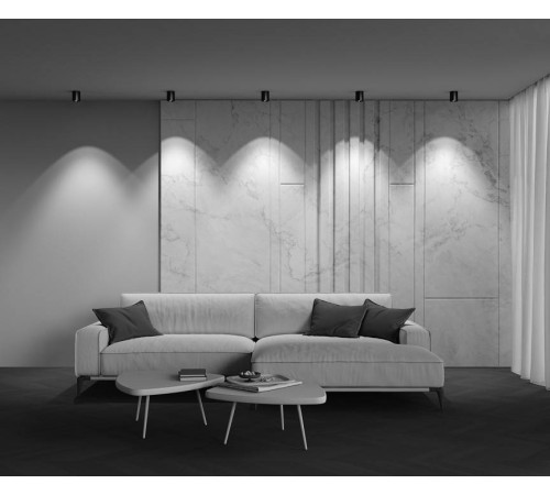 Накладной светильник Maytoni Alfa LED 12 Вт 3000 K C064CL-12W3K-RD-B