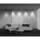 Накладной светильник Maytoni Alfa LED C065CL-8W2.7K-SQ-B