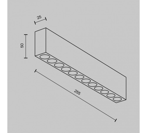 Накладной светильник Maytoni Points C066CL-20W3-6K-B