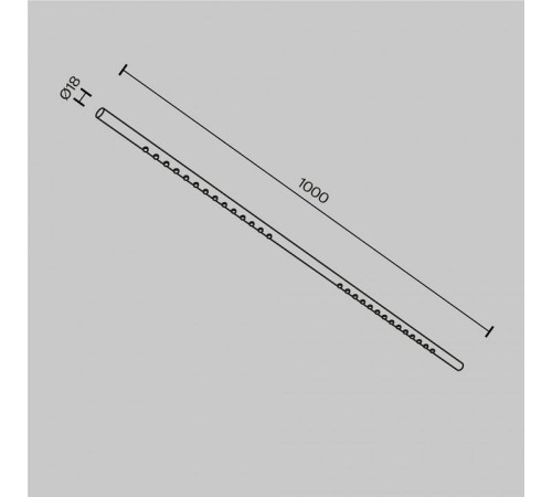 Модульный светильник Maytoni Points C101CL-L1000-24W3-6K-BS