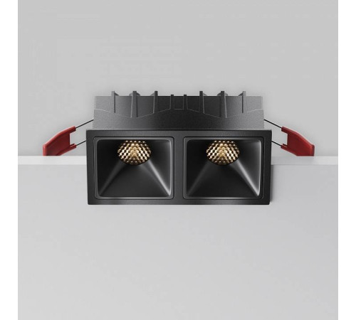 Встраиваемый светильник Maytoni Alfa LED DL043-02-10W3K-SQ-B-1