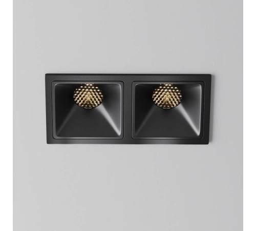 Встраиваемый светильник Maytoni Alfa LED DL043-02-10W3K-SQ-B-1