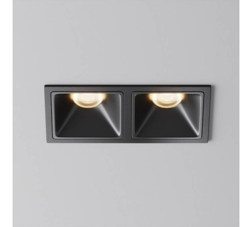 Встраиваемый светильник Maytoni Alfa LED DL043-02-10W3K-SQ-B-1