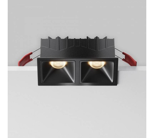 Встраиваемый светильник Maytoni Alfa LED DL043-02-10W3K-SQ-B-1