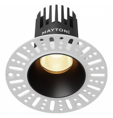 Встраиваемый светильник Maytoni Dip DL119-10W-2.7K-TRS-B
