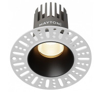 Встраиваемый светильник Maytoni 10 Вт 3000 K черный DL119-10W-3K-TRS-B