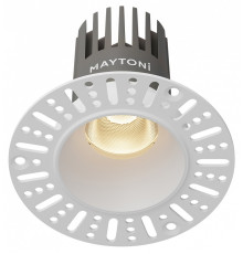 Встраиваемый светильник Maytoni  DL124-10W-3K-TRS-W