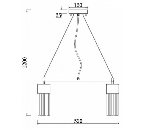Подвесная люстра Freya Esala FR5050PL-05N