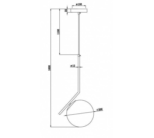 Подвесной светильник Freya Sara FR5129PL-01BS