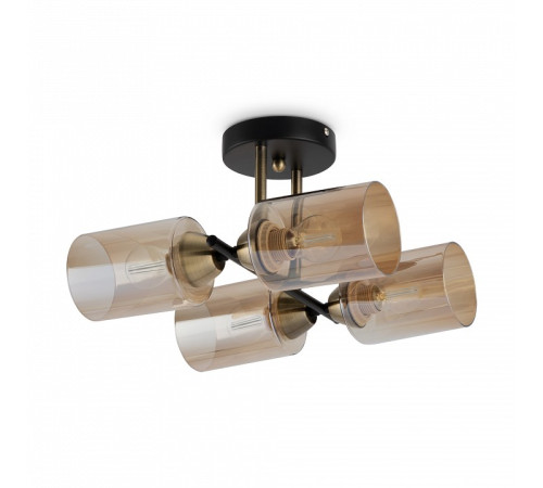 Люстра на штанге Freya Glow 4 лампы FR5129PL-04B