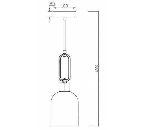 Подвесной светильник Freya Difuso FR5178PL-01N
